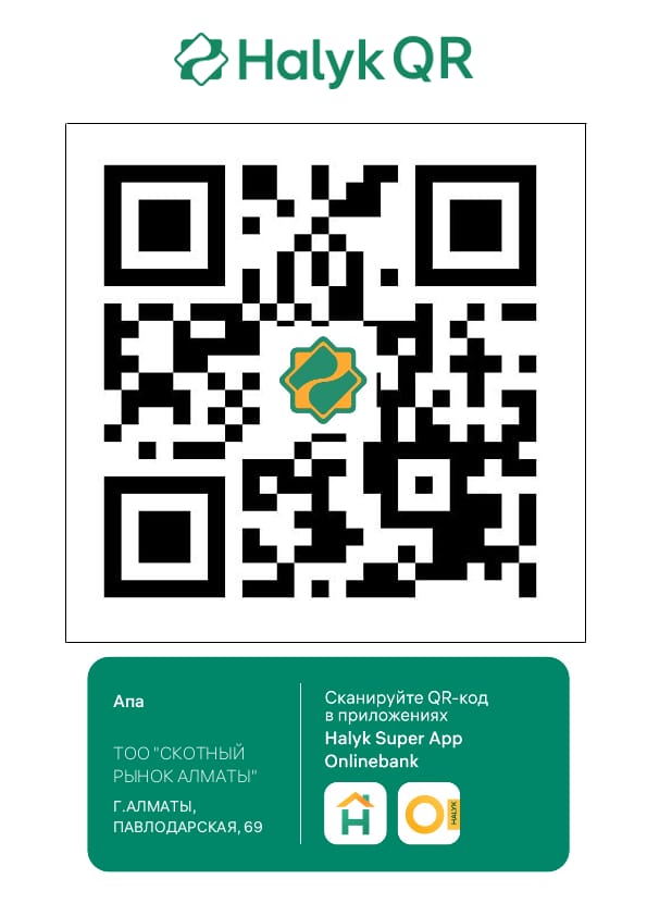 Halyk QR для оплаты депозита